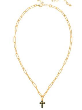 NWT SORRELLI CARLY CROSS NECKLACE